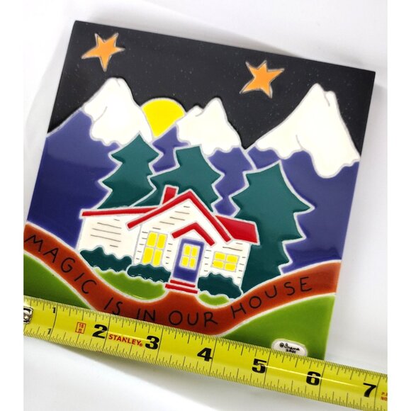 Irene's Tiles Magic is in Our House Home Wall Decor Trivet - Picture 5 of 6
